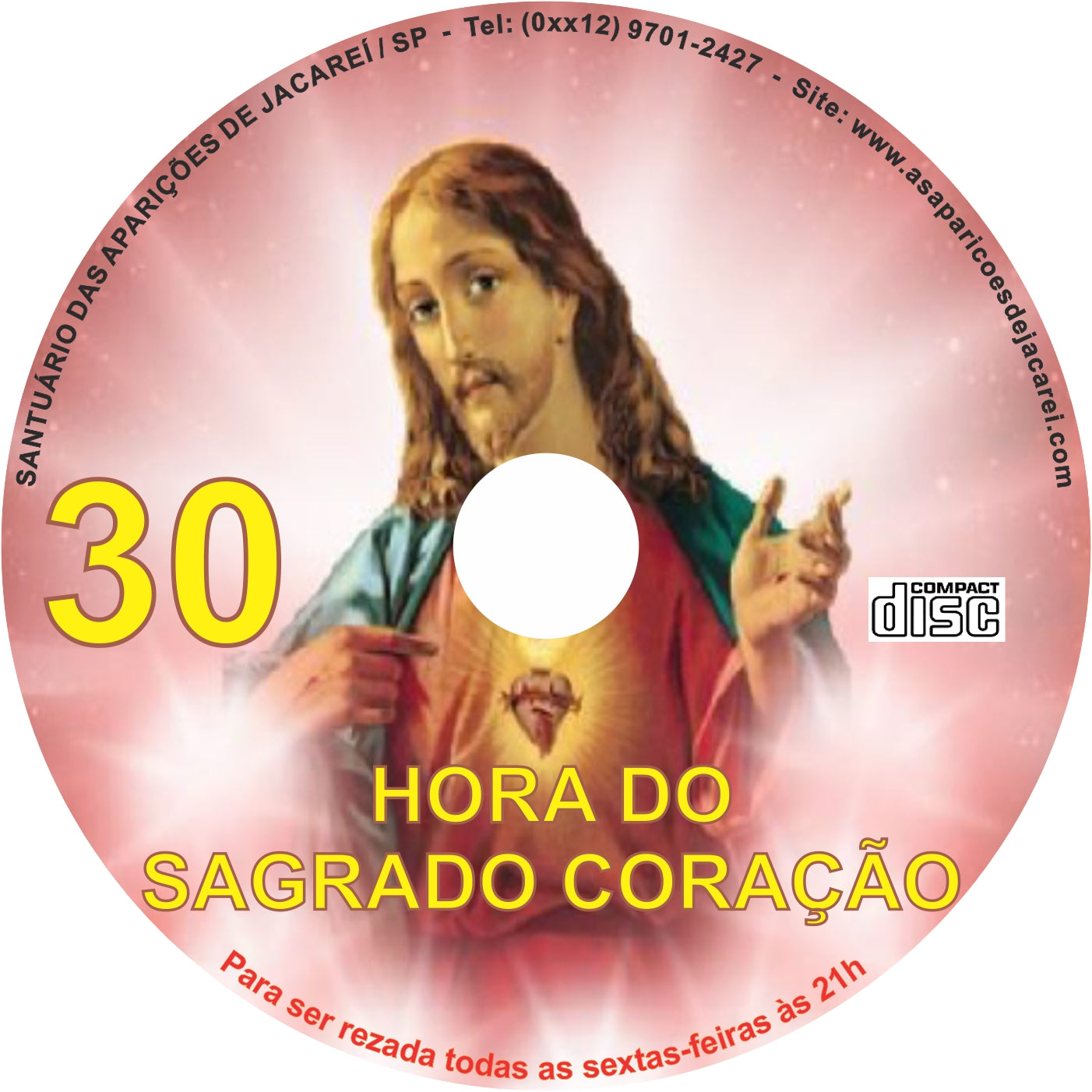 CD Hora do Sagrado Coração 30 CD Hora do Sagrado Coração 30